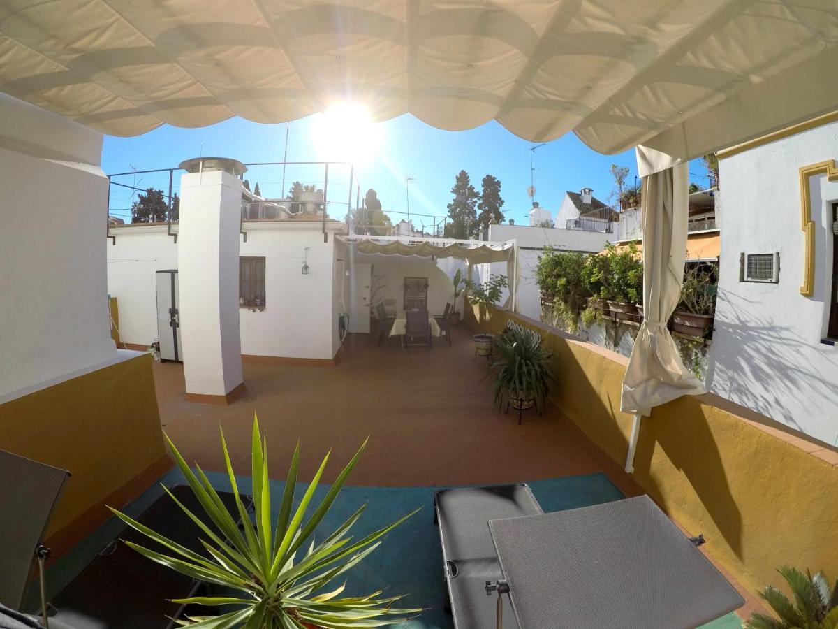 Duplex Acogedor Con Gran Terraza En Pleno Centro De Sevilla! Bagian luar foto